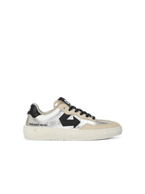 Sneakers Uriduri Silver in materiale riciclato Id. Eight | URI DSILVER